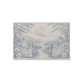 The Trial of Faith™ Indoor/Outdoor Mat  French Blue Toile