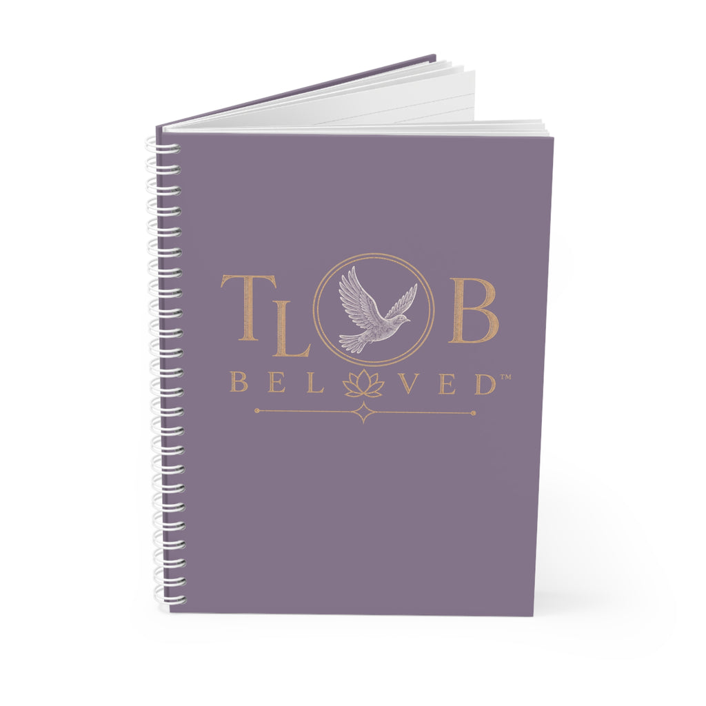 Spiral Notebook — Beloved Inspirational Journal with "She is clothed with strength and dignity" Scripture
