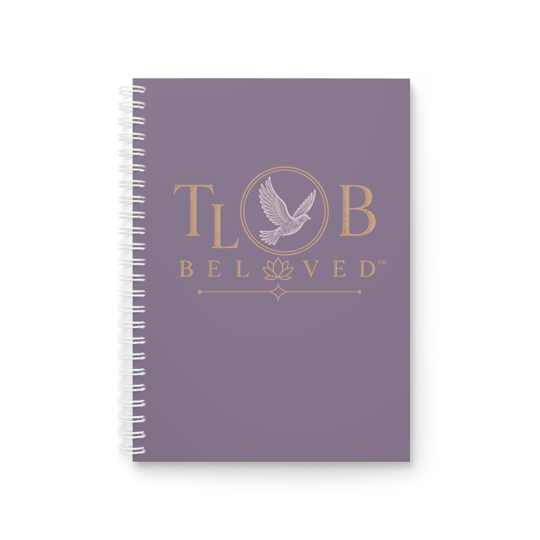 Spiral Notebook — Beloved Inspirational Journal with "She is clothed with strength and dignity" Scripture