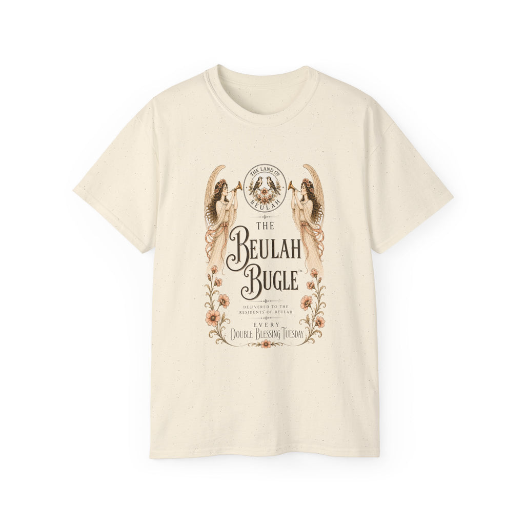 THE BEULAH BUGLE VINTAGE FLORAL TEE — "Truth Ages Well" Cotton T‑Shirt