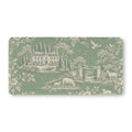 THE SHEPHERD’S BLESSING™ CRIB SHEET- Vintage Green Toile